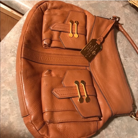 RALPH LAUREN BERMONDSEY COGNAC HOBO - Picture 6 of 8